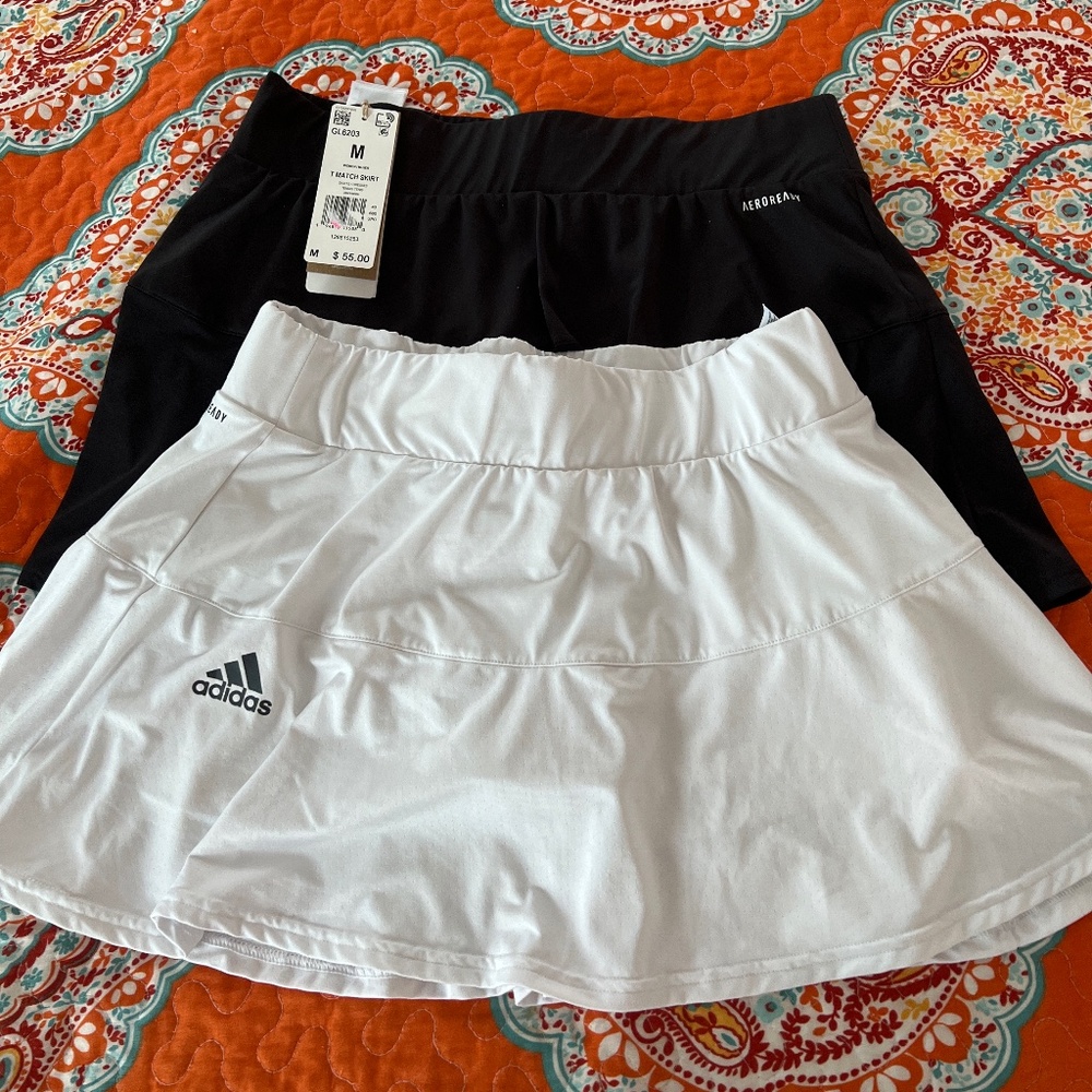 Adidas tennis/ golf skirts size medium one new with tags
